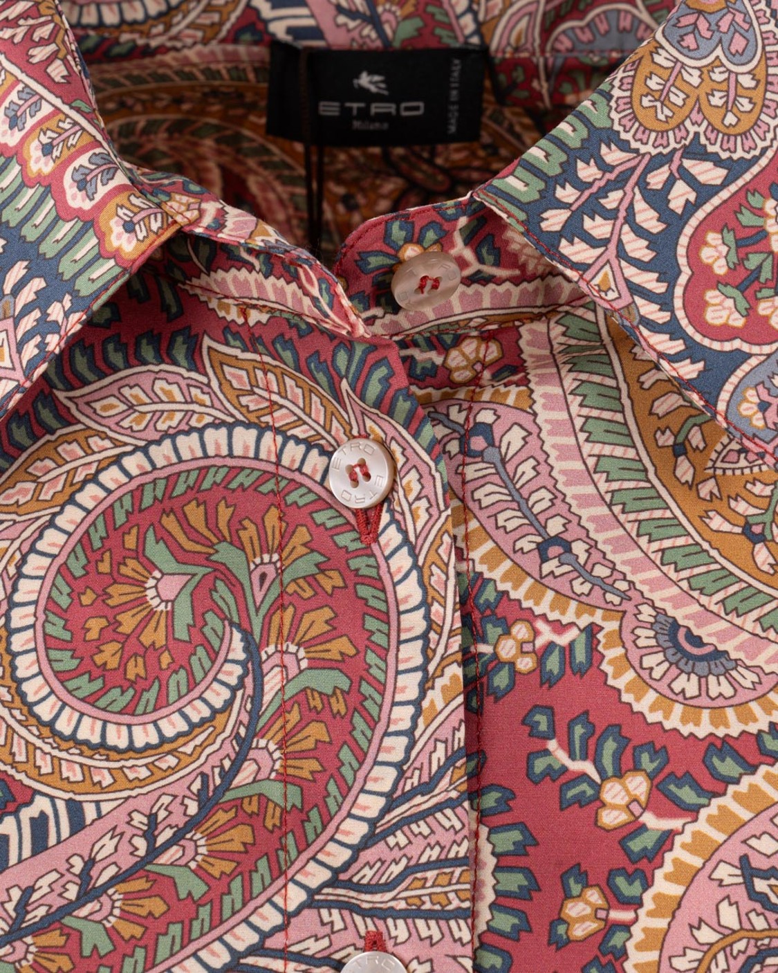 shop ETRO  Camicia: Etro camicia slim con paisley.
Vestibilità slim.
Colletto classico.
Maniche lunghe.
Polsini con bottone.
Chiusura con bottoni logati.
Composizione: 97% cotone, 3% elastan.
Made in Italy.. WRIA0020 99SAEE4-X0867 number 6736623